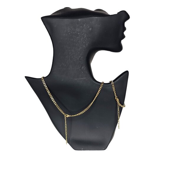 SLIDE Jewels "Iconic" 18K Gold-Plated & Pearlized Necklace & Bracelet Set | $109 - Picture 3 of 3